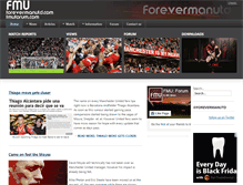 Tablet Screenshot of forevermanutd.com